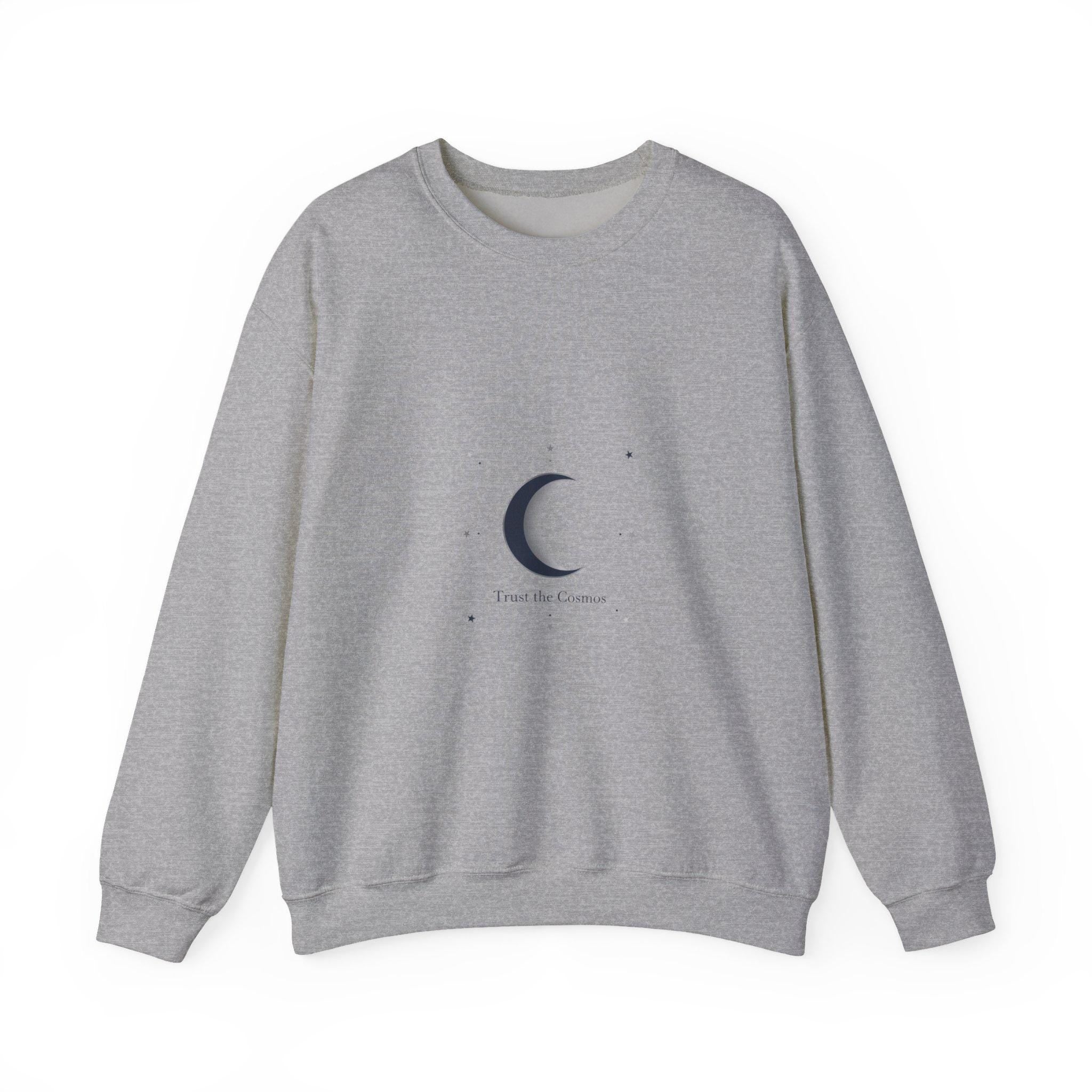 Minimal Moon Phase Crewneck Sweatshirt | celestial phase, constellation art