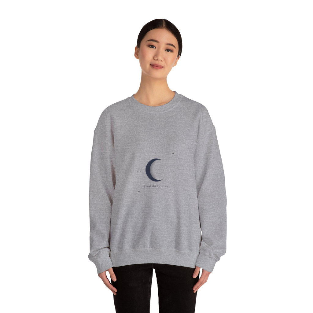 Minimal Moon Phase Crewneck Sweatshirt | celestial phase, constellation art