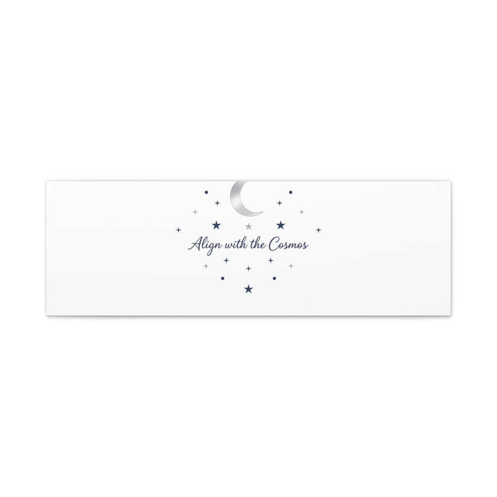Minimal Moon Phase Canvas, celestial constellation art print | astrology wall decor