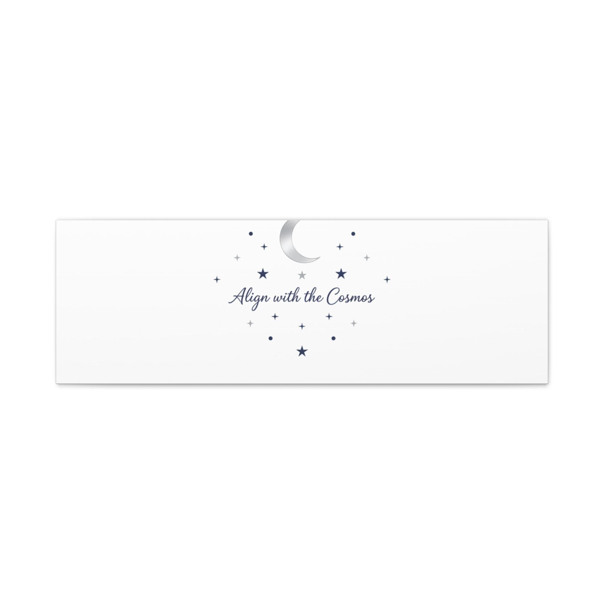 Minimal Moon Phase Canvas, celestial constellation art print | astrology wall decor