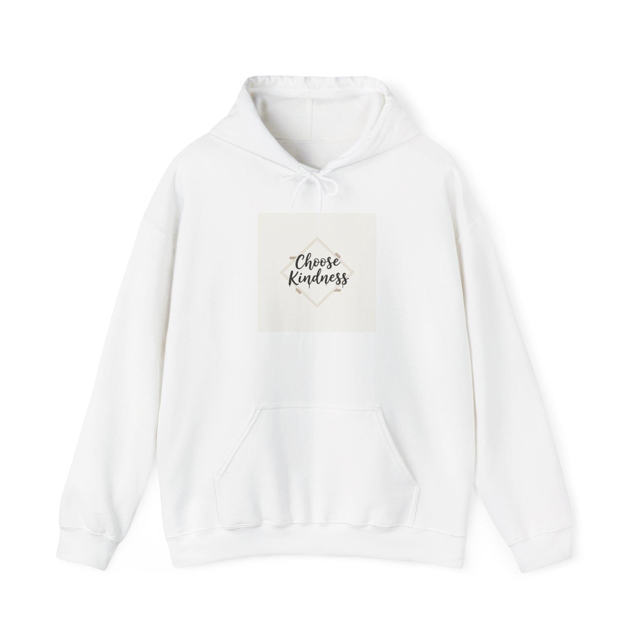 Choose Kindness Hoodie | Minimalist Hand-Lettered Quote, Script Typography Sweatshirt
