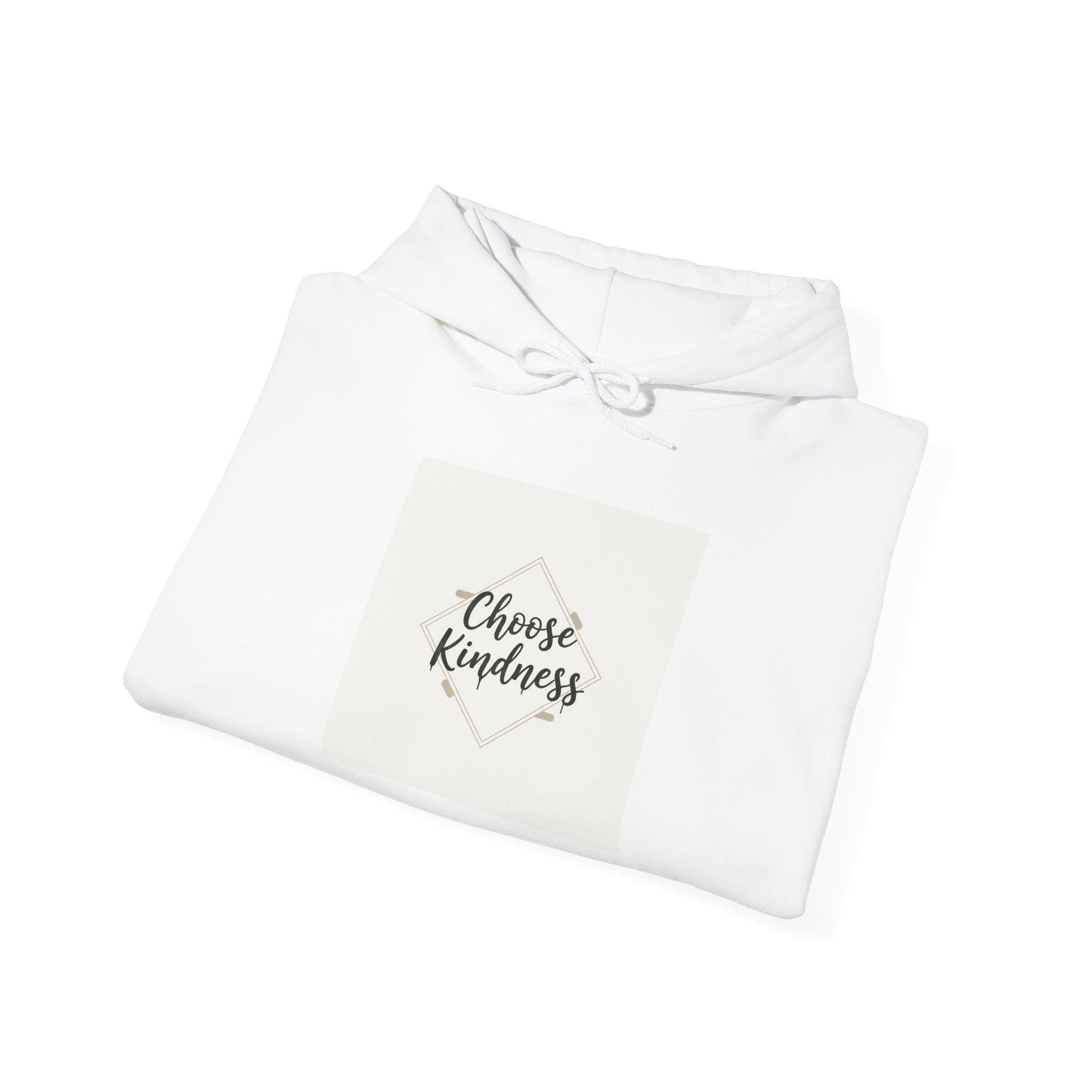 Choose Kindness Hoodie | Minimalist Hand-Lettered Quote, Script Typography Sweatshirt