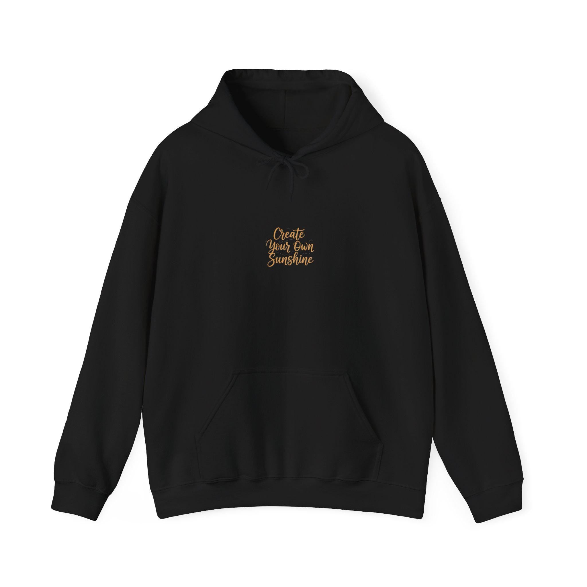 Minimalist Hand-Lettered Quote Hoodie | Script Typography, Neutral Comfort