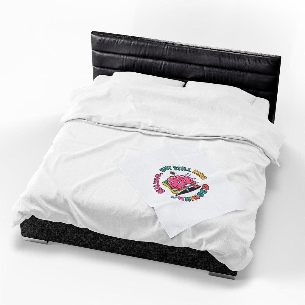 Healing But Still Kinda Unhinged Blanket | mental health humor, wellness sarcasm