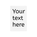 Custom Text Acrylic Sign with Wooden Stand | Personalized Desk Plaque