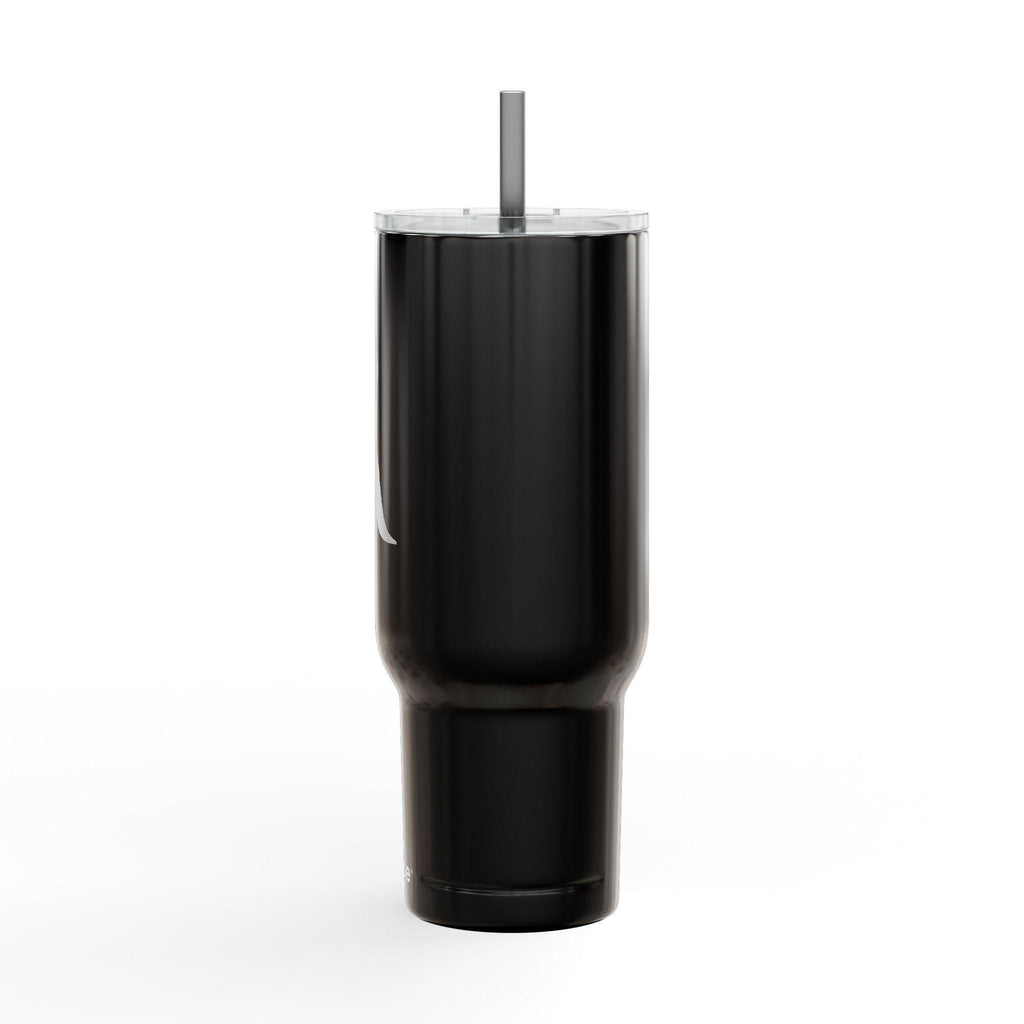 Monogram Letter R Tumbler | 40oz Insulated Engraved Tumbler with Lid