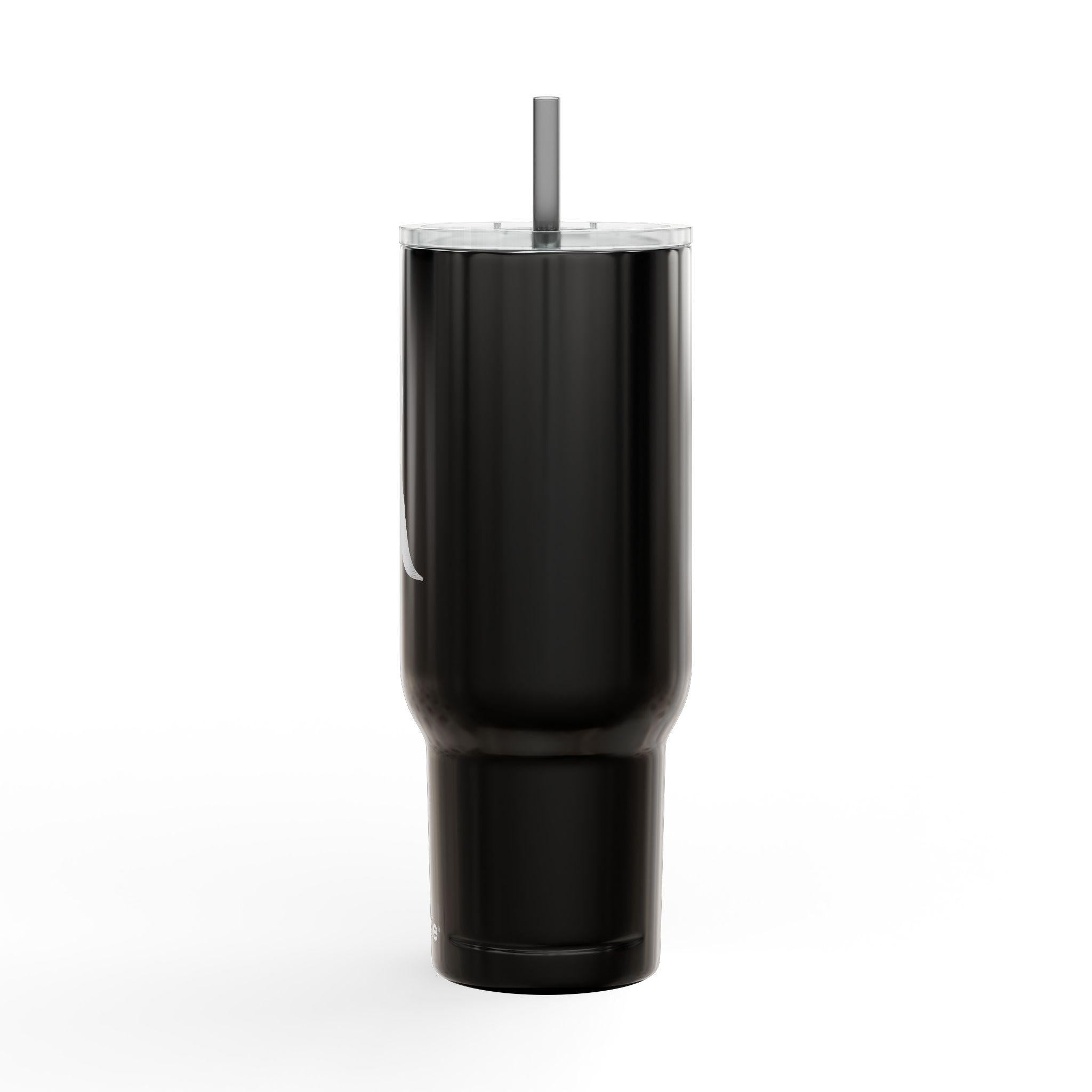 Monogram Letter R Tumbler | 40oz Insulated Engraved Tumbler with Lid