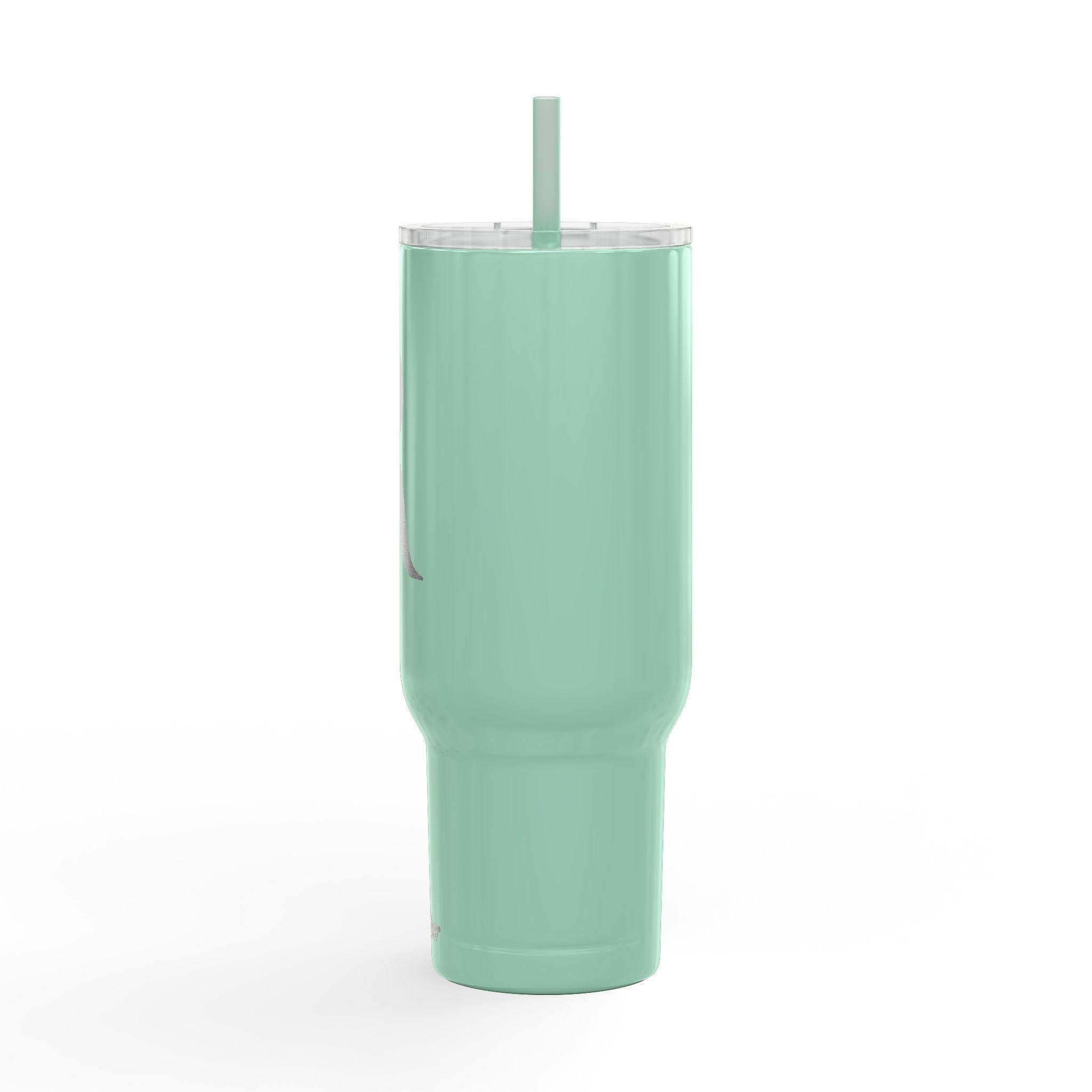 Monogram Letter R Tumbler | 40oz Insulated Engraved Tumbler with Lid