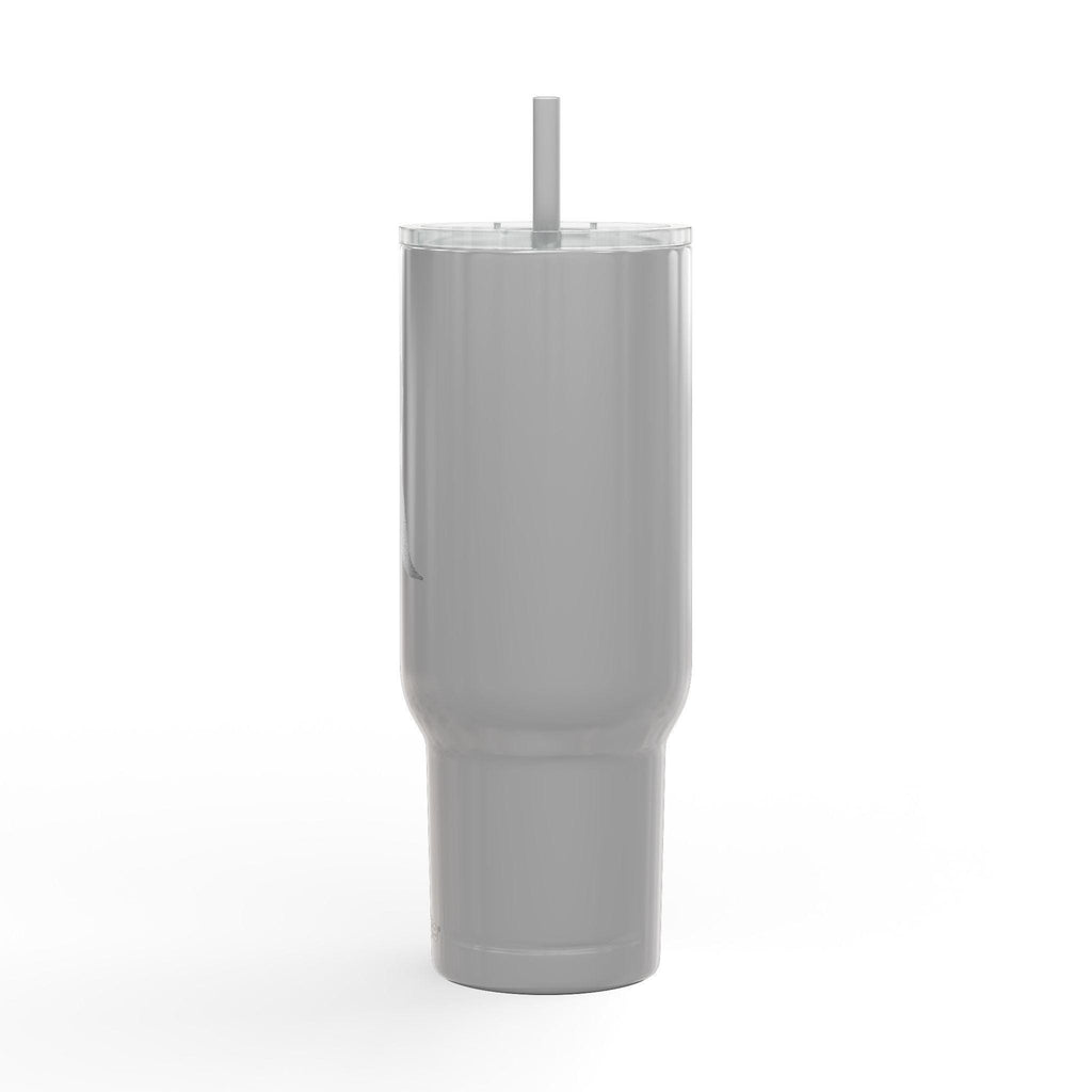 Monogram Letter R Tumbler | 40oz Insulated Engraved Tumbler with Lid