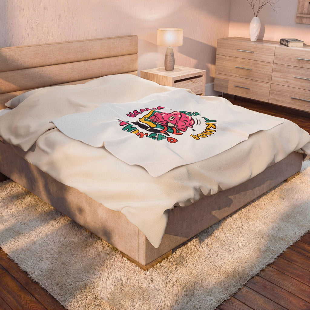Healing But Still Kinda Unhinged Blanket | mental health humor, wellness sarcasm