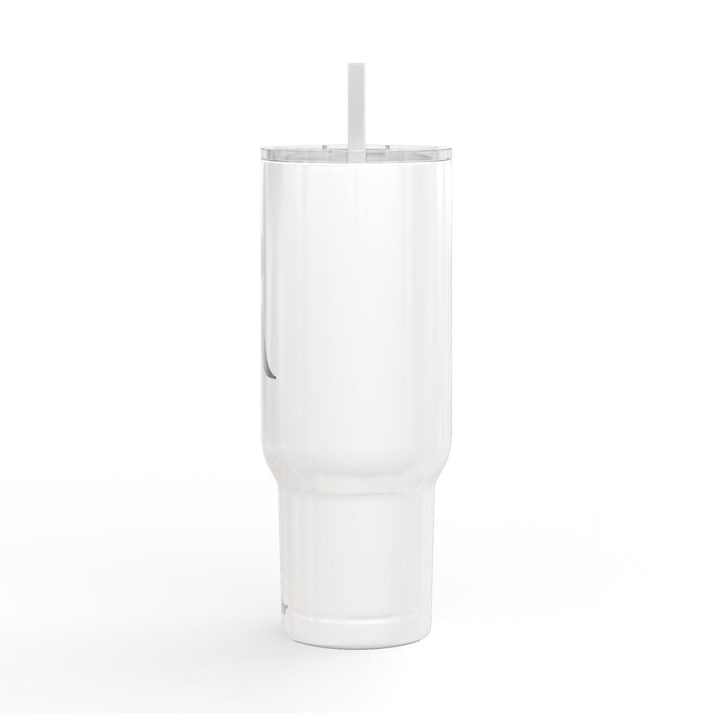 Monogram Letter R Tumbler | 40oz Insulated Engraved Tumbler with Lid
