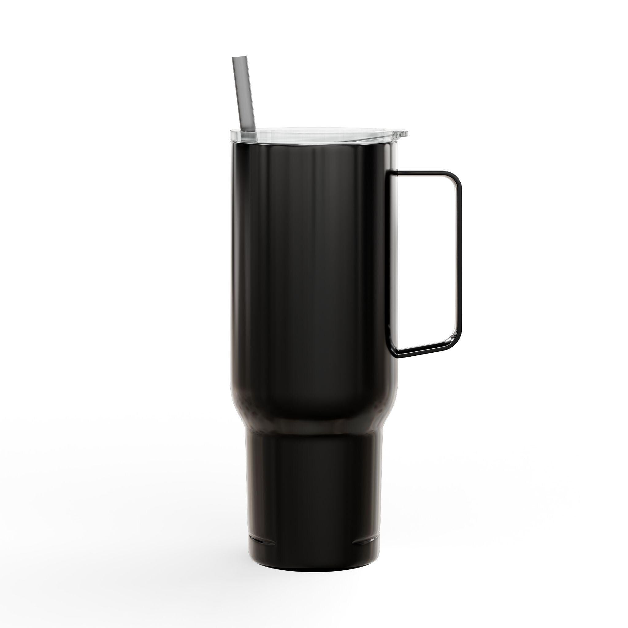 Monogram Letter R Tumbler | 40oz Insulated Engraved Tumbler with Lid